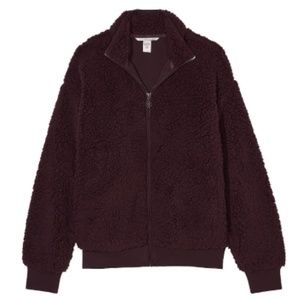 Vistoria's Secret Cozy Fleece Full-Zip Mock Neck Jacket